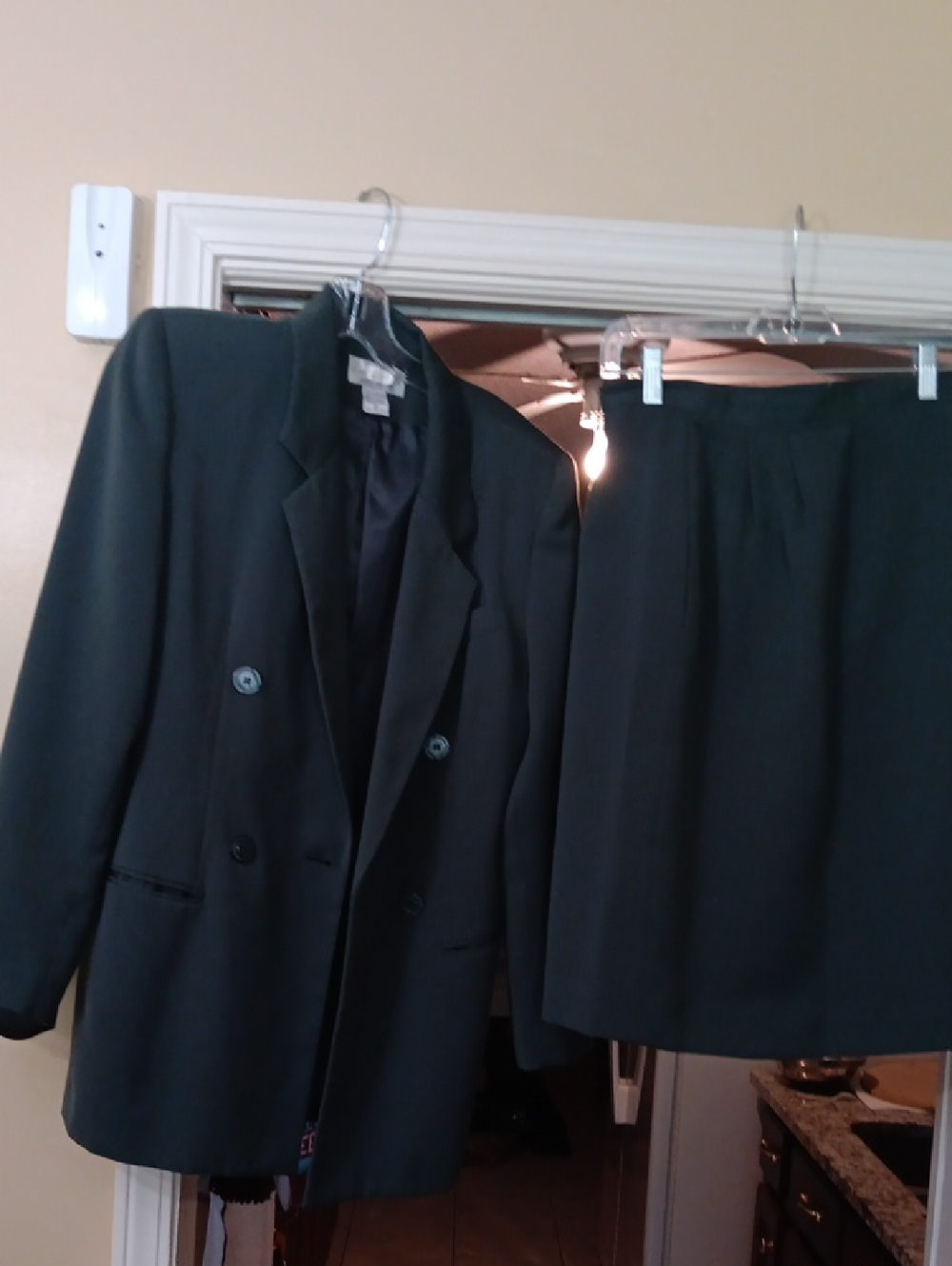 Casual Corner Black Women's Blazer and Skirt Set